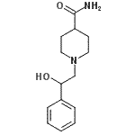 CAS#: 681801-45-6， 1-(2-Hydroxy-2-phenylethyl)-4-piperidinecarboxamide