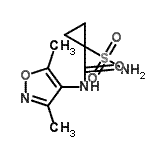 CAS#: 681808-48-0， N-(3,5-dimethylisoxazol-4-yl)-1-sulfamoyl-cyclopropane-1-carboxamide