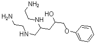 CAS#: 68187-28-0， 4,5-Bis(2-aminoethylamino)-1-(phenoxy)pentan-2-ol