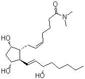 CAS#: 68192-15-4， (5Z,9alpha,11alpha,13E,15S)-9,11,15-Trihydroxy-N,N-dimethylprosta-5,13-dien-1-amide