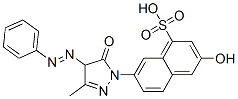 CAS 登录号：68227-67-8， 7-[4,5-二氢-3-甲基-5-氧代-4-(苯基偶氮)-1H-吡唑-1-基]-3-羟基萘-1-磺酸