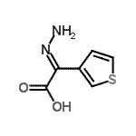 CAS#: 682322-44-7， (2E)-Hydrazono(3-thienyl)acetic acid