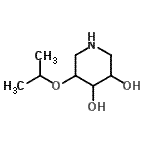 CAS#: 682331-11-9， 5-Isopropoxy-3,4-piperidinediol