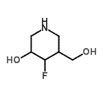 CAS#: 682331-17-5， 4-Fluoro-5-(hydroxymethyl)-3-piperidinol