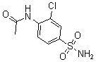 结构式 CAS# 68252-72-2, N-(4-(氨基磺酰基)-2-氯苯基)-乙酰胺
