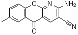 CAS#: 68302-13-6， 2-Amino-7-methyl-5-oxo-5H-chromeno[2,3-b]pyridine-3-carbonitrile