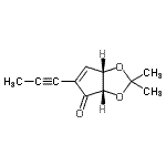 CAS#: 683276-33-7， (3aS,6aS)-2,2-Dimethyl-5-(1-propyn-1-yl)-3a,6a-dihydro-4H-cyclopenta[d][1,3]dioxol-4-one