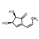 CAS#: 683276-45-1， (4R,5R)-4,5-Dihydroxy-2-[(1Z)-1-propen-1-yl]-2-cyclopenten-1-one