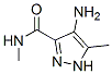 CAS#: 68375-44-0， 4-Amino-N,5-Dimethyl-1H-Pyrazole-3-Carboxamide