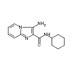 CAS#: 683810-10-8， 3-Amino-N-cyclohexylimidazo[1,2-a]pyridine-2-carboxamide