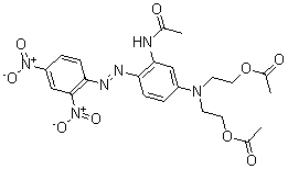 CAS#: 68391-47-9， N-[5-[Bis[2-(Acetyloxy)Ethyl]Amino]-2-[(2,4-Dinitrophenyl)Azo]Phenyl]-Acetamide