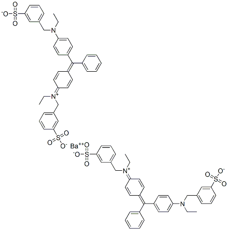 CAS#: 68399-73-5， N-Ethyl-N-(4-((4-(Ethyl((3-Sulfophenyl)Methyl)Amino)Phenyl)Phenylmethylene)-2,5-Cyclohexadien-1-Ylidene)-3-Sulfo-Benzenemethanaminium Inner Salt, Barium Salt