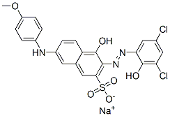 CAS#: 68413-54-7， 3-[(3,5-Dichloro-2-Hydroxyphenyl)Azo]-4-Hydroxy-7-[(4-Methoxyphenyl)Amino]-2-Naphthalenesulfonic Acid Sodium Salt