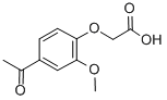 CAS 登录号：68461-48-3， (4-乙酰基-2-甲氧基-苯氧基)-乙酸