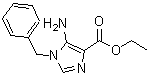 structure of CAS# 68462-61-3, Ethyl 5-amino-1-benzyl-1H-imidazole-4-carboxylate;Ethyl 5-Amino-1-benzylimidazole-4-carboxylate;Ethyl??5-Amino-1-benzylimidazole-4-carboxylate;ethyl-5-amino-1-benzyl-1H-imidazole-4-carboxylate