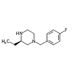 CAS#: 685535-16-4， (3R)-3-Ethyl-1-(4-fluorobenzyl)piperazine