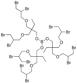 CAS#: 68555-87-3， Boric Acid Tris[2,2-Bis[(2,3-Dibromopropoxy)Methyl]Butyl] Ester