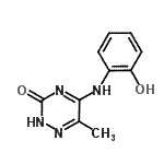 CAS#: 685551-55-7， 5-[(2-Hydroxyphenyl)amino]-6-methyl-1,2,4-triazin-3(2H)-one