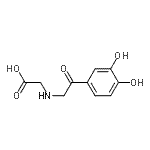 CAS#: 685819-00-5， {[2-(3,4-Dihydroxyphenyl)-2-oxoethyl]amino}acetic acid