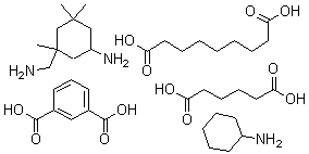 CAS 登录号：68584-17-8， 异佛尔酮二胺, 环己胺, 间苯二甲酸, 己二酸, 壬二酸聚合物