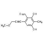 CAS#: 685895-62-9， 2,4-Dihydroxy-6-(3-methoxy-1-propyn-1-yl)-3-methylbenzaldehyde