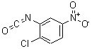 结构式 CAS# 68622-16-2, 1-氯-2-异氰酸-4-硝基苯