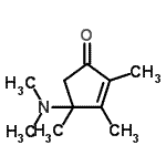 CAS 登录号：686352-73-8， 4-(二甲基氨基)-2,3,4-三甲基-2-环戊烯-1-酮