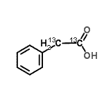 CAS#: 68661-16-5， Phenyl(<sup>13</sup>C<sub>2</sub>)acetic acid