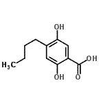 CAS#: 686708-81-6， 4-Butyl-2,5-dihydroxybenzoic acid