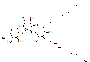 CAS#: 68681-65-2， alpha-D-glucopyranosyl-alpha-D-Glucopyranoside 6-(3-hydroxy-2-tetradecyloctadecanoate)