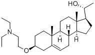 CAS#: 68710-60-1， (3-beta,20R)-3-(2-(Diethylamino)ethoxy)pregn-5-en-20-ol