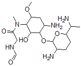 CAS#: 68743-81-7， 2-Amino-1-O-(2,6-Diamino-2,3,4,6,7-Pentadeoxy-beta-L-Lyxo-Heptopyranosyl)-5-[[(Formylamino)Acetyl]Methylamino]-4-O-Methyl-2,3,5-Trideoxy-D-Allo-Inositol