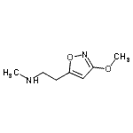 CAS#: 687602-59-1， 2-(3-Methoxy-1,2-oxazol-5-yl)-N-methylethanamine
