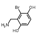CAS#: 687607-67-6， 2-(Aminomethyl)-3-bromo-1,4-benzenediol