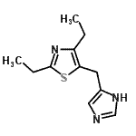 CAS#: 687995-60-4， 2,4-Diethyl-5-(1H-imidazol-4-ylmethyl)-1,3-thiazole
