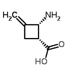 CAS#: 687999-90-2， (1R,2R)-2-Amino-3-methylenecyclobutanecarboxylic acid