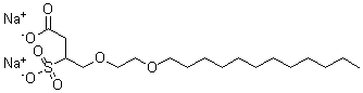 CAS#: 68815-56-5， alpha-(3-Carboxy-1-Oxosulfopropyl)-omega-Hydroxy-Poly(Oxy-1,2-Ethanediyl)  C10-16-Alkyl Ethers Disodium Salts