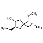 CAS#: 688298-26-2， (3R,4R)-3-Ethyl-1,1-bis(methoxymethyl)-4-methylcyclopentane
