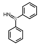 structure of CAS# 68837-61-6, 1,1'-Sulfinimidoyldibenzene;(Phenylsulfinimidoyl)benzene #;diphenyl-;diphenyl-l4-sulfanimine