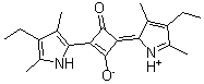 CAS#: 68842-63-7， (4E)-4-(4-Ethyl-3,5-dimethyl-2H-pyrrolium-2-ylidene)-2-(4-ethyl-3,5-dimethyl-1H-pyrrol-2-yl)-3-oxo-1-cyclobuten-1-olate