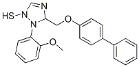 CAS#: 68869-47-6， 5-(4-Biphenylyloxymethyl)-1-(2-Methoxyphenyl)-S-Triazole-2-Thiol