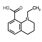 CAS#: 689162-91-2， 1-Ethyl-1,2,3,4-tetrahydro-8-quinolinecarboxylic acid