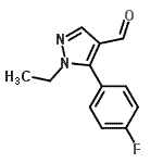 CAS#: 689250-64-4， 1-Ethyl-5-(4-fluorophenyl)-1H-pyrazole-4-carbaldehyde