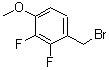 结构式 CAS# 689254-23-7, 1-(溴甲基)-2,3-二氟-4-甲氧基苯