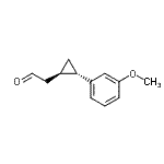 CAS#: 689258-86-4， [(1R,2S)-2-(3-Methoxyphenyl)cyclopropyl]acetaldehyde