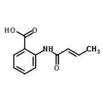 CAS#: 689299-05-6， 2-[(2E)-2-Butenoylamino]benzoic acid