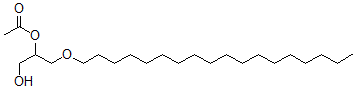 CAS#: 68990-54-5， (1-Hydroxy-3-octadecoxypropan-2-yl) acetate
