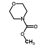 结构式 CAS# 6906-13-4, 甲基4-吗啉羧酸酯