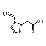 CAS#: 690632-21-4， (1-Vinyl-1H-imidazol-2-yl)acetic acid