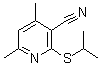CAS#: 690632-78-1， 2-(Isopropylsulfanyl)-4,6-dimethylnicotinonitrile